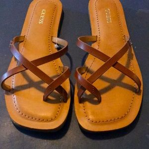 Guess brand sandals! NEVER been worn.